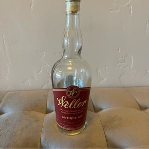 Empty Weller Antique 107 Bourbon Bottle